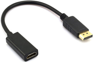 Platinet-sovitin DisplayPort to HDMI (45207) hinta ja tiedot | Platinet Tietokoneiden lisävarusteet | hobbyhall.fi