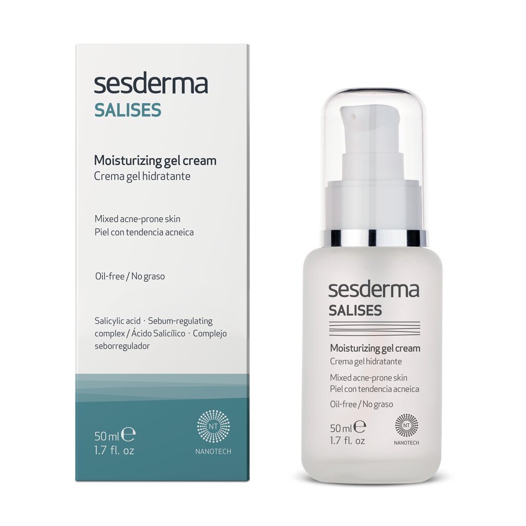 Kosteuttava geelivoide Sesderma Salises, 50 ml hinta ja tiedot | Kasvovoiteet | hobbyhall.fi