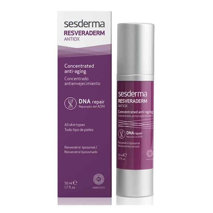 Kiinteyttävä voide Resveraderm Sesderma Antiox Anti-aging, 50 ml hinta ja tiedot | Kasvovoiteet | hobbyhall.fi