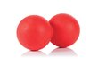 Hierontapallo kaksoispallo Gymstick, punainen hinta ja tiedot | Hierontatuotteet | hobbyhall.fi