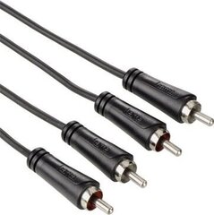 Hama 2 x RCA --> 2 x RCA kaapeli, 10 m, 00122275 hinta ja tiedot | Kaapelit ja adapterit | hobbyhall.fi