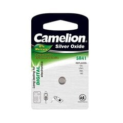 Camelion Silver Oxid Cells, Patteri 1,55V, SR41W/G3/392, 1 kpl. hinta ja tiedot | Paristot | hobbyhall.fi