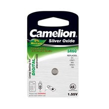 Camelion Silver Oxid Cells Patteri 1,55 V, SR60W/G1/364, 1 kpl. hinta ja tiedot | Paristot | hobbyhall.fi