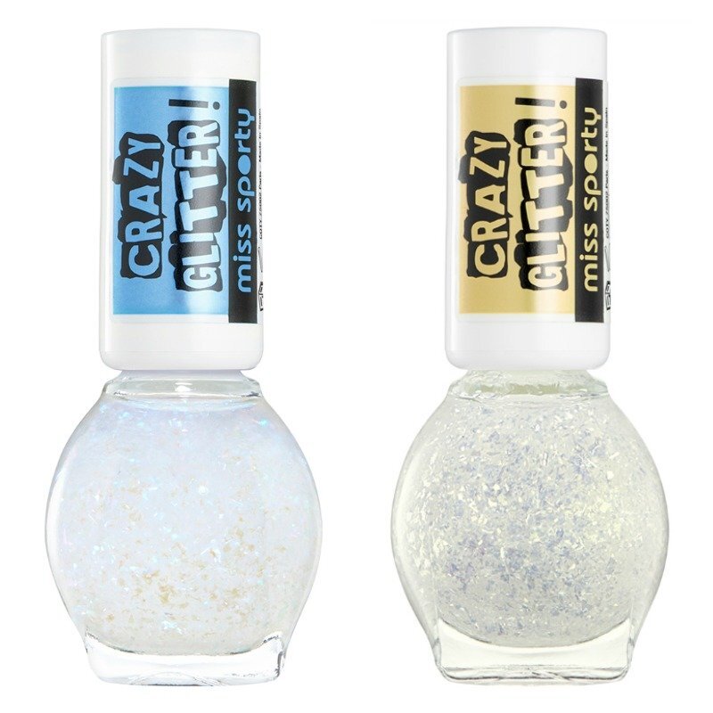 Miss Sporty Crazy Glitter-kimalteinen kynsilakka 7 ml hinta ja tiedot | Kynsilakat ja kynsienhoitotuotteet | hobbyhall.fi