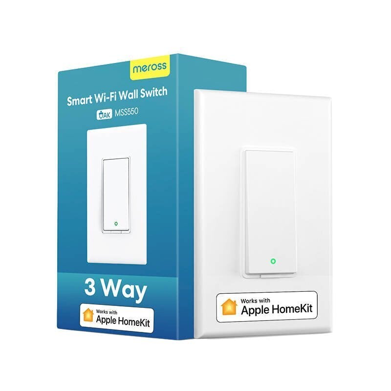 Smart Wi-Fi Wall Switch MSS550 EU Meross hinta ja tiedot | Kytkimet ja pistorasiat | hobbyhall.fi