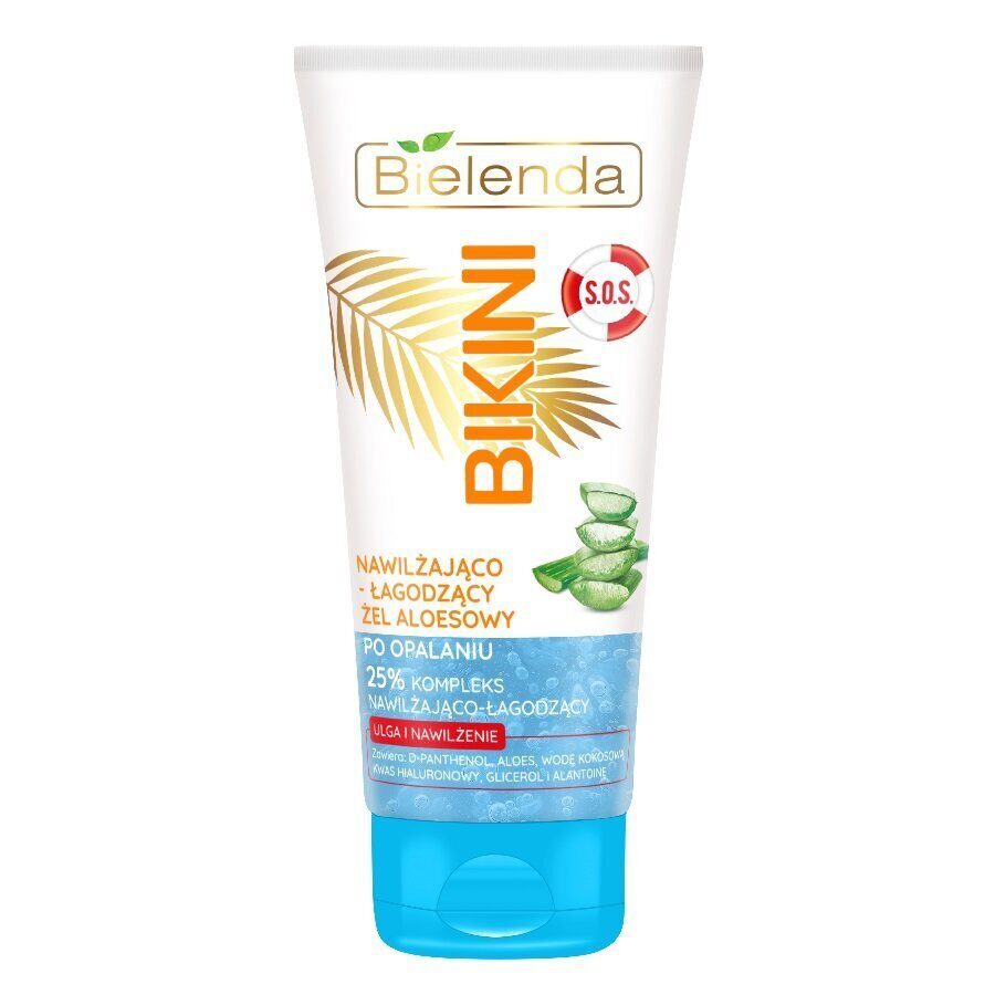 Kosteuttava ja rauhoittava aloe-geeli Bielenda Bikini S.O.S., 150ml. hinta ja tiedot | Aurinkovoiteet | hobbyhall.fi