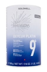 Hiuksia vaalentava puuteri Goldwell Light Dimensions Oxycur Platin Multi - Purpose Vaalentaa Powder 9+ 500g hinta ja tiedot | Hiusvärit | hobbyhall.fi