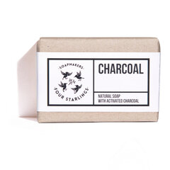 Four Starlings Charcoal -kasvojen puhdistusaine ongelmaiholle, 110 g hinta ja tiedot | Kasvojen puhdistusaineet | hobbyhall.fi