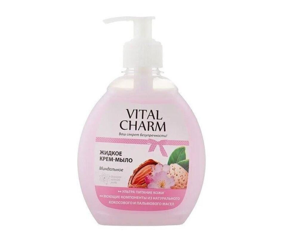 Nestesaippua Vital Charm Almond, 300 ml hinta ja tiedot | Saippuat | hobbyhall.fi