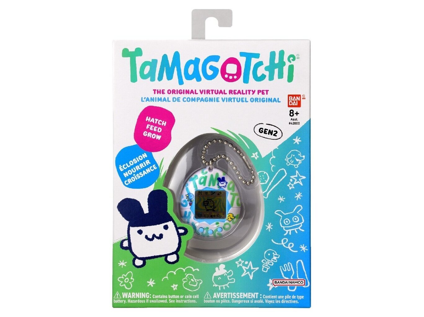 Bandai - Elektroninen lemmikki Tamagotchi: Logo Repeat, 42921 hinta ja tiedot | Kehittävät lelut | hobbyhall.fi