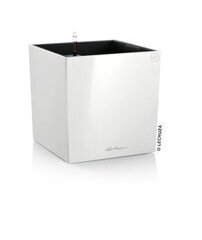 Lechuza Cube Color 40 Kukkaruukku White Glossy hinta ja tiedot | Kukkaruukut | hobbyhall.fi