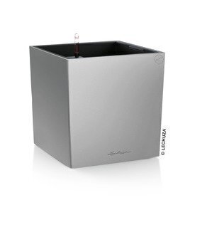 Lechuza Cube Color 40 Kukkaruukku, Glossy black hinta ja tiedot | Kukkaruukut | hobbyhall.fi