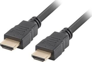 Lanberg CA-HDMI-13CC-0030-BK hinta ja tiedot | Kaapelit ja adapterit | hobbyhall.fi