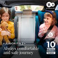 Kinderkraft turvaistuin Junior Fix 2 i-Size 15-36 kg Isofix, grafiitinmusta hinta ja tiedot | Turvaistuimet | hobbyhall.fi