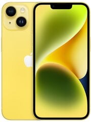 Apple iPhone 14 512GB Yellow MR513PX/A hinta ja tiedot | Matkapuhelimet | hobbyhall.fi