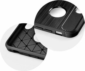 CARBON mustan värinen suojakotelo IPHONE XS puhelimeen hinta ja tiedot | Carbon Puhelimet, älylaitteet ja kamerat | hobbyhall.fi