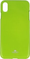 Jelly Case Mercury suojakuori iPhone XS Max puhelimelle - 6.5 limen värinen hinta ja tiedot | Jelly Puhelimet, älylaitteet ja kamerat | hobbyhall.fi