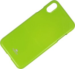 Jelly Case Mercury suojakuori iPhone XS Max puhelimelle - 6.5 limen värinen hinta ja tiedot | Jelly Puhelimet, älylaitteet ja kamerat | hobbyhall.fi