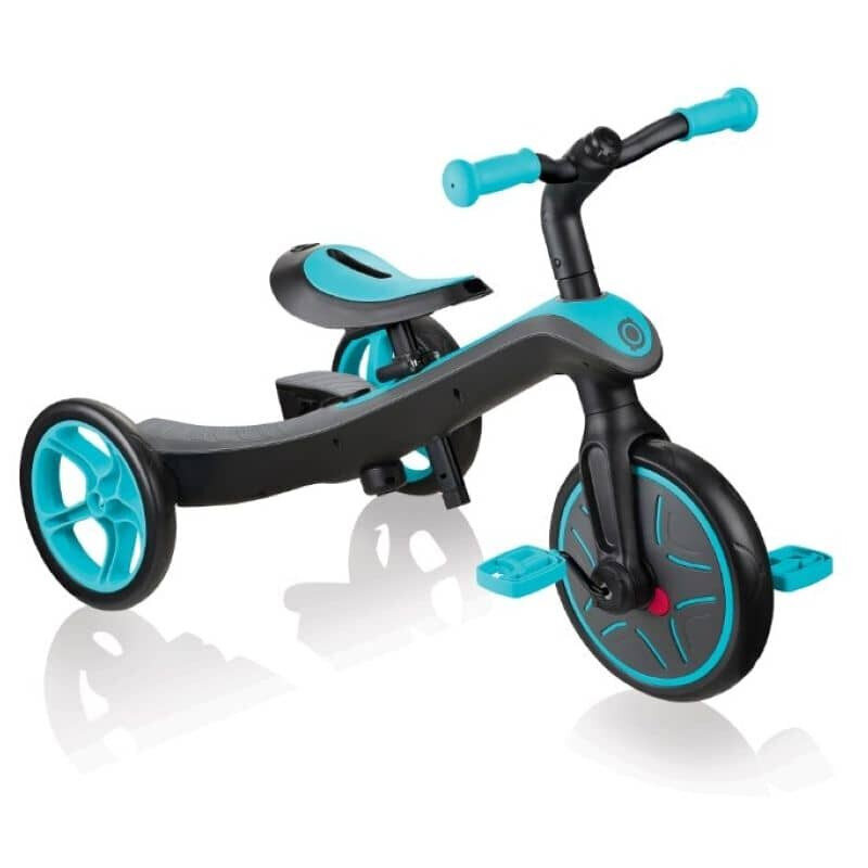 Potkupyörä Globber 2in1 Explorer Trike Teal hinta ja tiedot | Potkupyörät | hobbyhall.fi