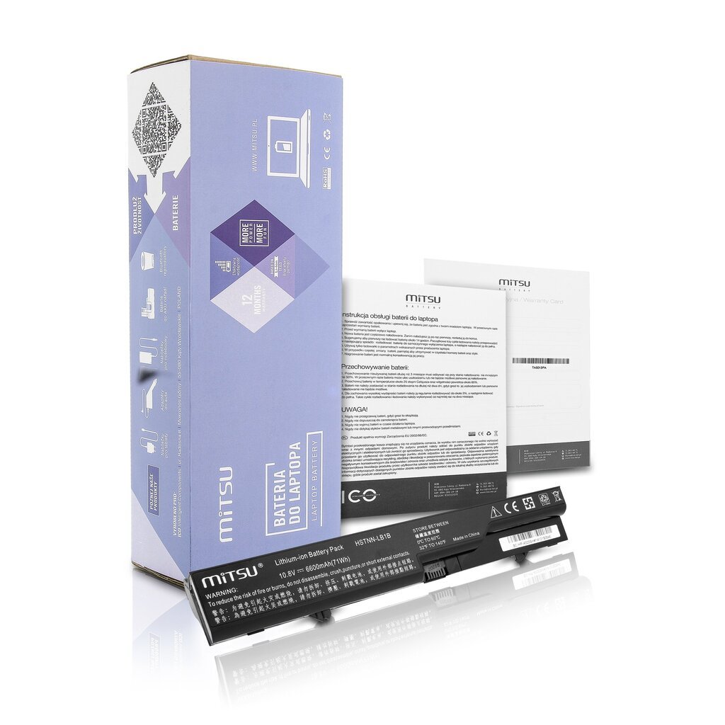 Mitsu-akku Bc/hp-4320sh (Hp 6600 Mah 71 Wh) hinta ja tiedot | Kannettavien tietokoneiden akut | hobbyhall.fi