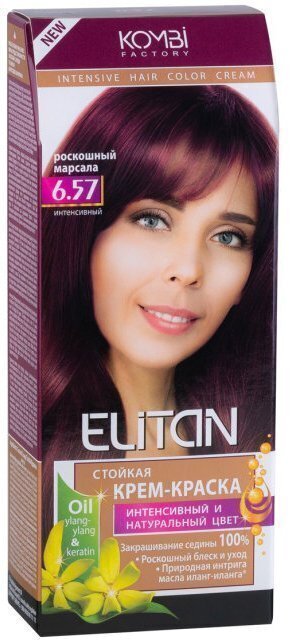 Hiusväri Elitan color 6.57 Luxury Marsala hinta ja tiedot | Hiusvärit | hobbyhall.fi