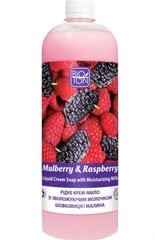 Saippua Bioton Cosmetics Mulberry and Raspberry, 1 l hinta ja tiedot | Saippuat | hobbyhall.fi