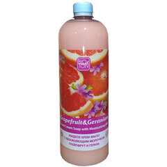 Saippua Bioton Cosmetics Grapefruit & Geranium, 1 l hinta ja tiedot | Bioton Cosmetics Hajuvedet ja kosmetiikka | hobbyhall.fi