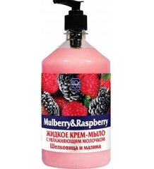 Saippua Bioton Cosmetics Mulberry & Raspberry, 1 l hinta ja tiedot | Saippuat | hobbyhall.fi