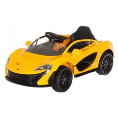 Yksipaikkainen lasten sähköauto McLaren P1 12V, keltainen hinta ja tiedot | Lasten sähköautot | hobbyhall.fi