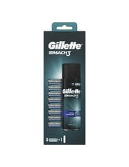 Setti Gillette Mach3: partakoneen terät, 8 kpl. + Mach3 geeli, 200ml hinta ja tiedot | Parranajo ja karvanpoisto | hobbyhall.fi