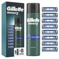 Setti Gillette Mach3: partakoneen terät, 8 kpl. + Mach3 geeli, 200ml