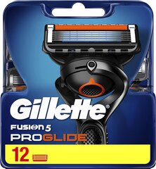 Vaihdettavat päät Gillette Fusion Proglide, 12 kpl. hinta ja tiedot | Parranajo ja karvanpoisto | hobbyhall.fi