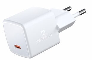 Swissten GaN Mini Travel, USB-C, 3A hinta ja tiedot | Puhelimen laturit | hobbyhall.fi