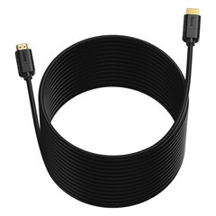 HDMI 2.0 4K 30 Hz 3D HDR 18 Gbps kaapeli, 5 m (CAKGQ-D01) hinta ja tiedot | Baseus Kodinkoneet ja kodinelektroniikka | hobbyhall.fi