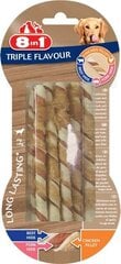 8in1 Flavours Triple Flavor Twisted Sticks, N10 hinta ja tiedot | Koiran herkut | hobbyhall.fi