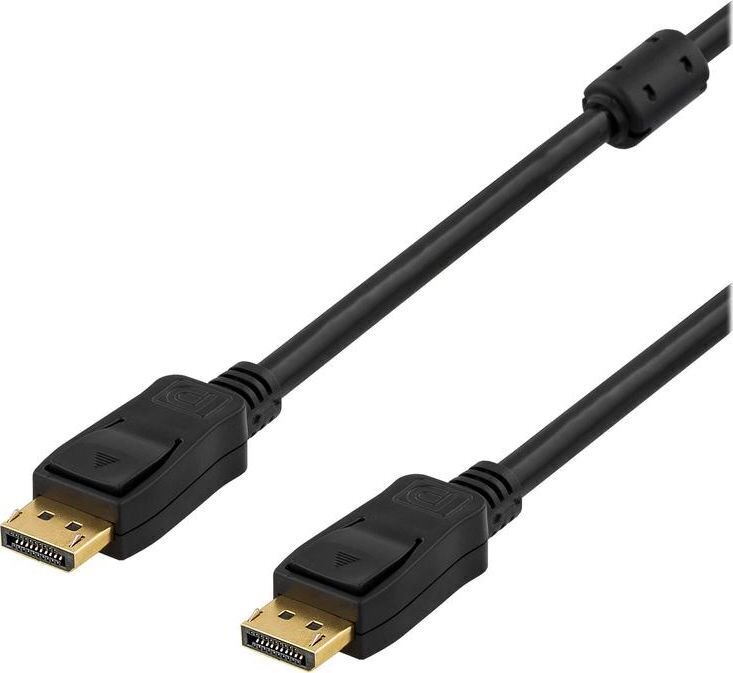 DELTACO DisplayPort kaapeli- 1 m hinta ja tiedot | Kaapelit ja adapterit | hobbyhall.fi