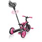 Potkulauta GLOBBER Trike Explorer 4in1, pinkki, 632-110 hinta ja tiedot | Kolmipyörät | hobbyhall.fi