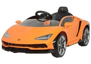 Lamborghini Centenario sähköauto lapsille, oranssi hinta ja tiedot | Lasten sähköautot | hobbyhall.fi