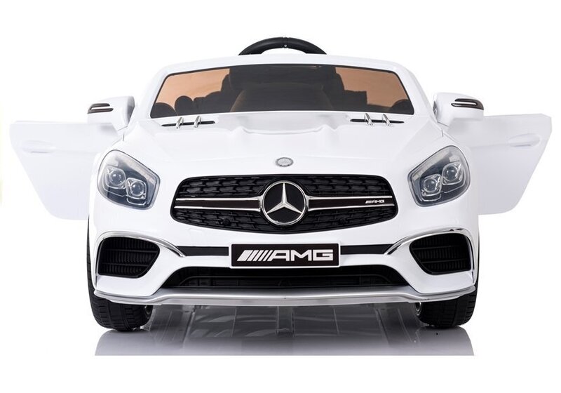 Mercedes lasten sähköauto SL65 LCD:llä, valkoinen halvempaa