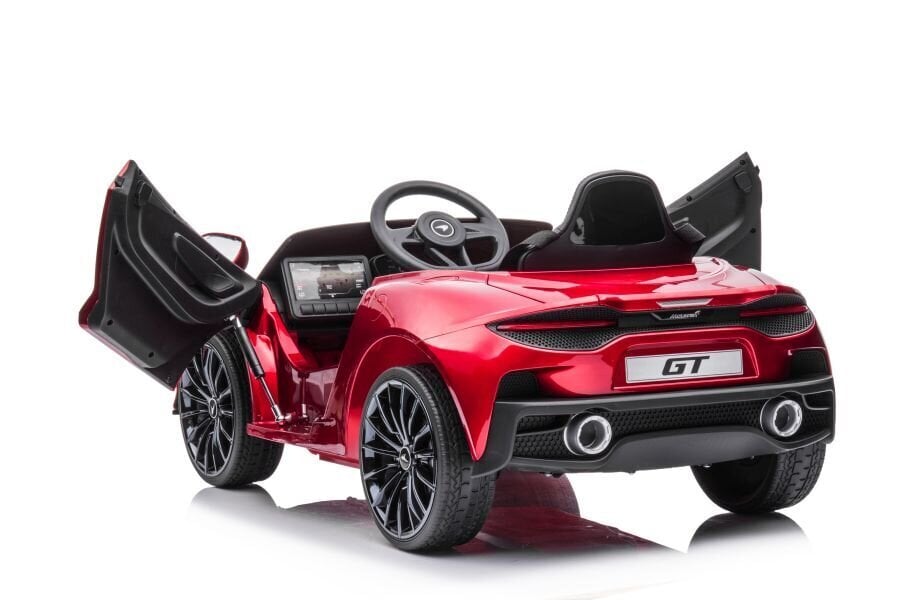 Lasten sähköauto McLaren GT 12V, lakattu punainen hinta ja tiedot | Lasten sähköautot | hobbyhall.fi