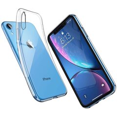 Ultra Slim suojakuori 0,3mm kirkas IPHONE XR:lle hinta ja tiedot | Puhelimen kuoret ja kotelot | hobbyhall.fi