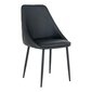 2 tuolin setti Porto, musta hinta ja tiedot | Ruokapöydän tuolit | hobbyhall.fi