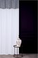 Antique Chic Light -verho, 140 x 270 cm, musta / valkoinen hinta ja tiedot | Verhot | hobbyhall.fi
