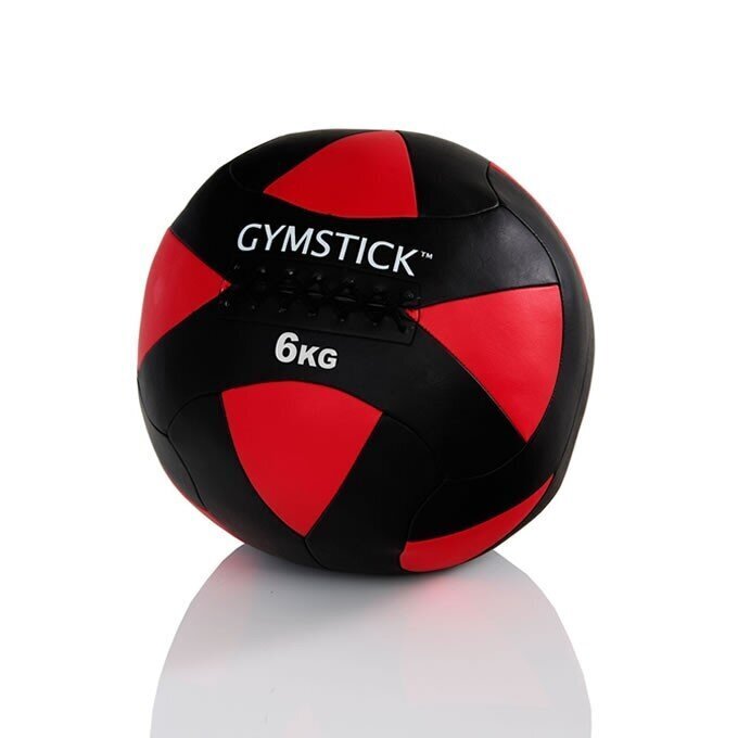 Gymstick, mustan/punaisen värinen painopallo hinta ja tiedot | Treenipallot | hobbyhall.fi