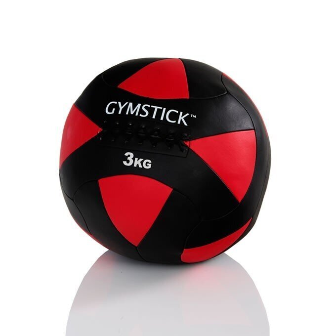 Gymstick, mustan/punaisen värinen painopallo hinta ja tiedot | Treenipallot | hobbyhall.fi