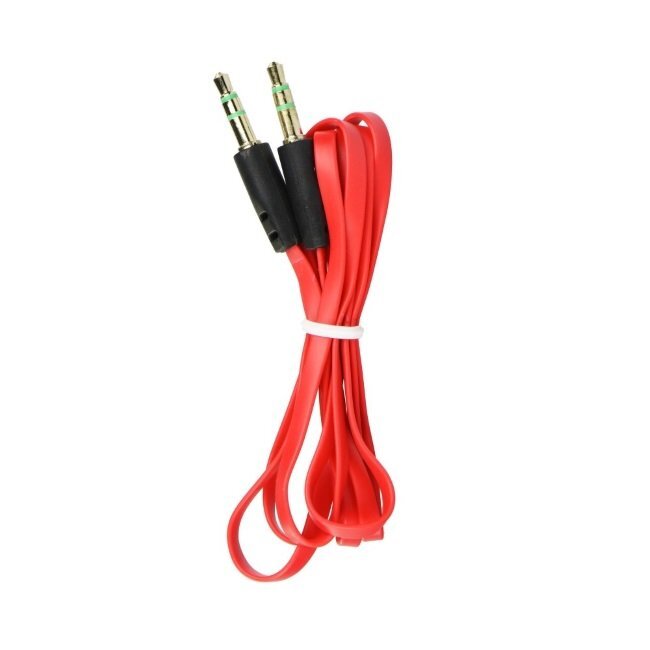 AUX-kaapeli Jack Stereo 3,5mm, 1m hinta ja tiedot | Kaapelit ja adapterit | hobbyhall.fi