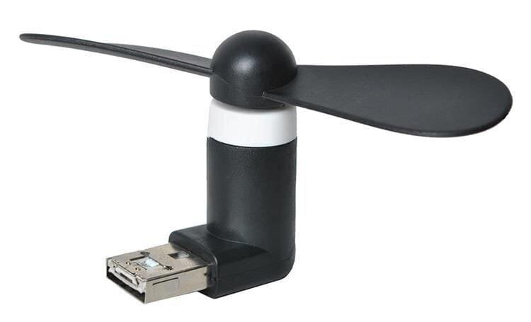 Micro USB tuuletin, musta hinta ja tiedot | Tuulettimet | hobbyhall.fi