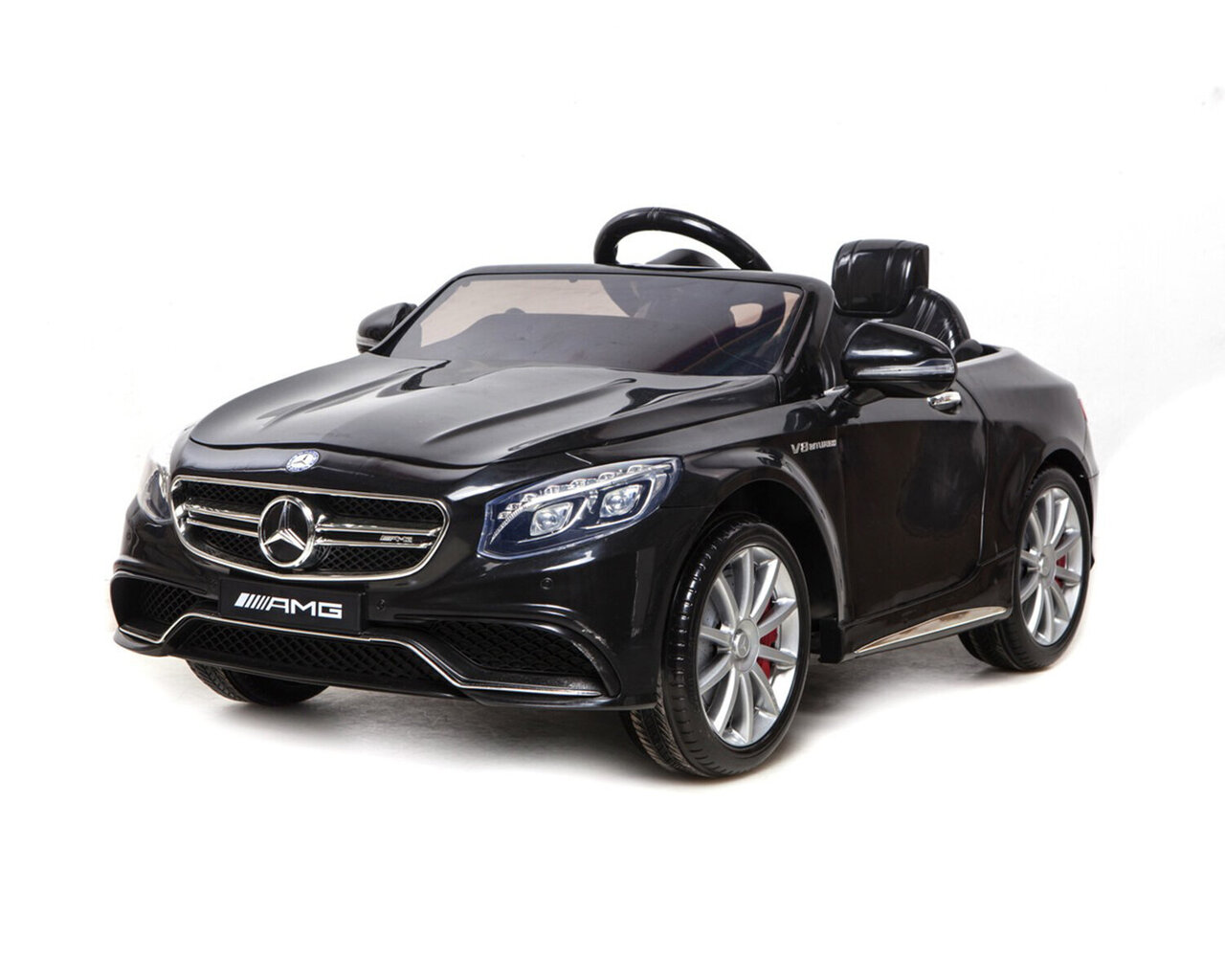 Lasten sähköauto Kikkaboo Mercedes S 63 AMG, Musta SP hinta ja tiedot | Lasten sähköautot | hobbyhall.fi