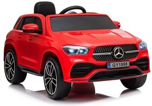 Lasten sähköauto Mercedes GLE450 QY1988, punainen hinta ja tiedot | Lasten sähköautot | hobbyhall.fi