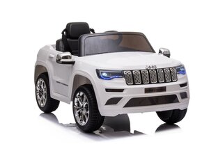 Jeep Grand Cherokee -sähköauto lapsille JJ2055, valkoinen hinta ja tiedot | Jeep Lapset | hobbyhall.fi